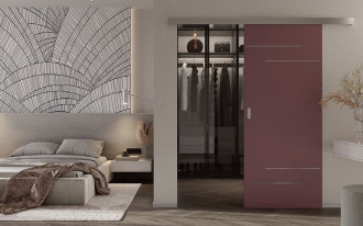 Przesuwne drzwi Intarsja 70 marki Voster - nowoczesny akcent z charakterem