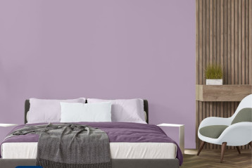 Wymarzona sypialnia w odcieniu lawendy