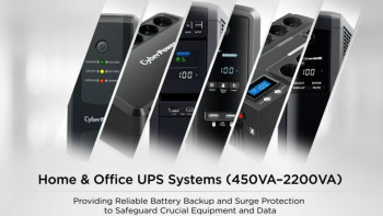 Niezawodne zasilacze UPS CyberPower. Zabezpiecz swój sprzęt w domu i biurze