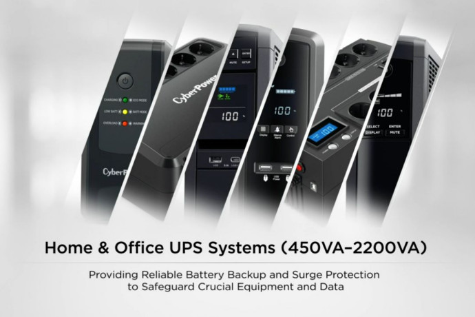 Niezawodne zasilacze UPS CyberPower. Zabezpiecz swój sprzęt w domu i biurze
