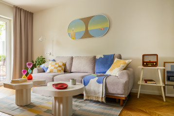 Sofa Natur 3-osobowa z funkcją spania z pojemnikiem na pościel