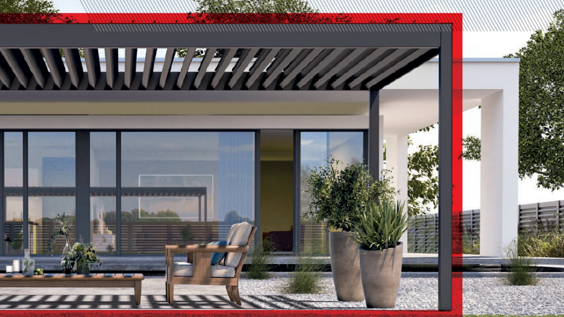 Pergola bioklimatyczna NUUN ECO - komfortowy taras od wiosny do jesieni