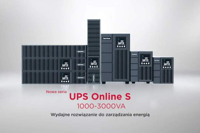 CyberPower Seria Online S (Advanced) 1-3 kVA | Niezawodny zasilacz UPS dla urządzeń krytycznych