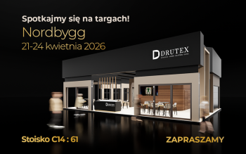 Drutex na Nordbygg w Sztokholmie pokaże rozwiązania premium i montaż bram na żywo