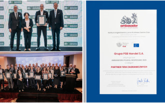 Grupa PSB z tytułem "Ambasadora Polskiej Gospodarki"