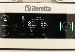 Ustawienie temperatury Centralnego Ogrzewania (CO) w kotłach z serii Beretta Evo-X 