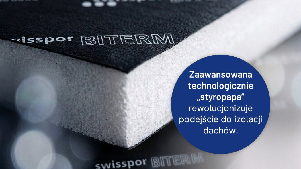 swissporBITERM - termoizolacja i warstwa podkładowa papy w jednej płycie