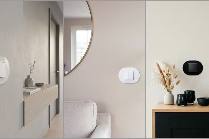 Osprzęt elektroinstalcyjny Aria w nowej odsłonie - szklane owalne ramki