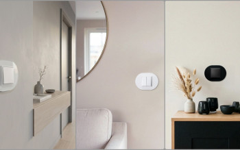 Osprzęt elektroinstalcyjny Aria w nowej odsłonie - szklane owalne ramki