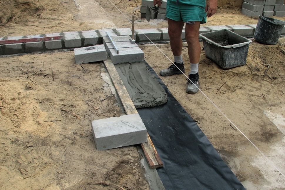 hydroizolacja na ławie fundamentowej