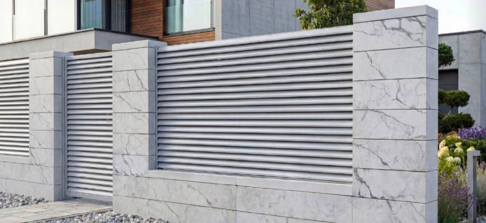 Pustaki ogrodzeniowe Rezydencja® Novator® - marmur biały