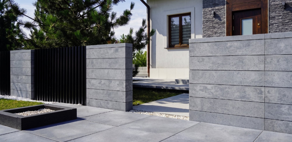  Pustaki ogrodzeniowe Rezydencja® Novator® - kalcyt szaro-stalowy