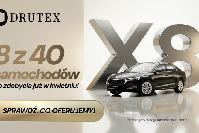 40 lat DRUTEX: 40 samochodów i wyjątkowe nagrody dla Partnerów