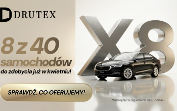 40 lat DRUTEX: 40 samochodów i wyjątkowe nagrody dla Partnerów