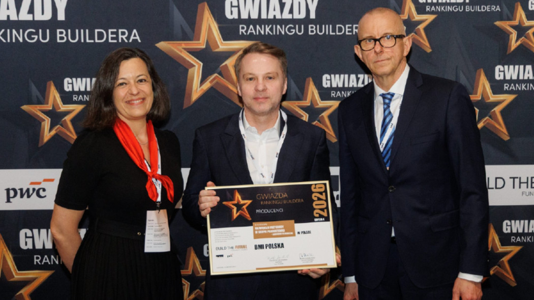 BMI Polska wśród liderów rynku. „Gwiazda Rankingu Buildera 2026” dla marki Braas