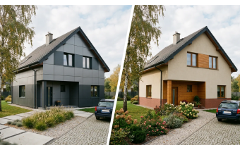 Płyta warstwowa Alamentti a tradycyjna elewacja: ile naprawdę oszczędzasz i jak skracasz budowę?