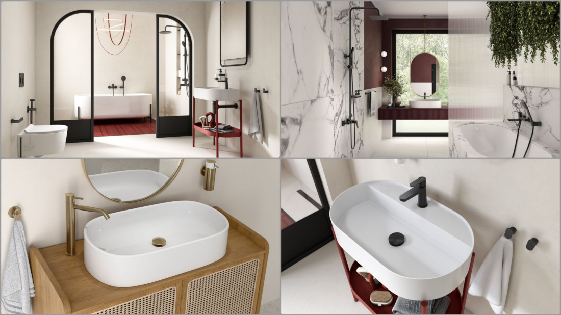 Jak dobrać baterię do stylu łazienki? Geometria, która buduje klimat wnętrza