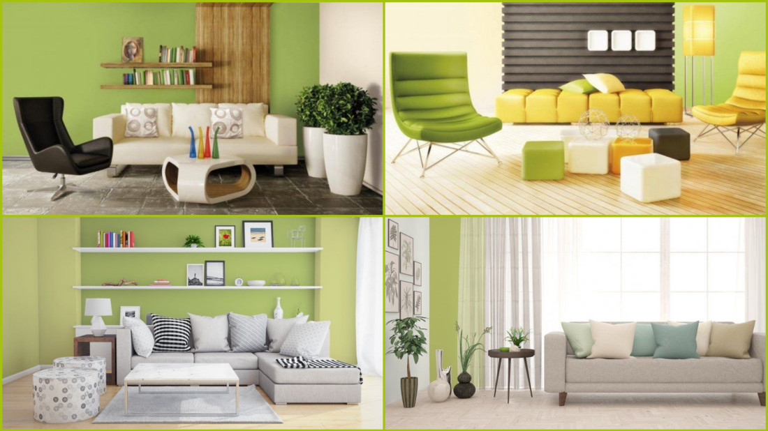 Zielony we wnętrzach – znaczenie, odcienie i pomysły na zielone ściany