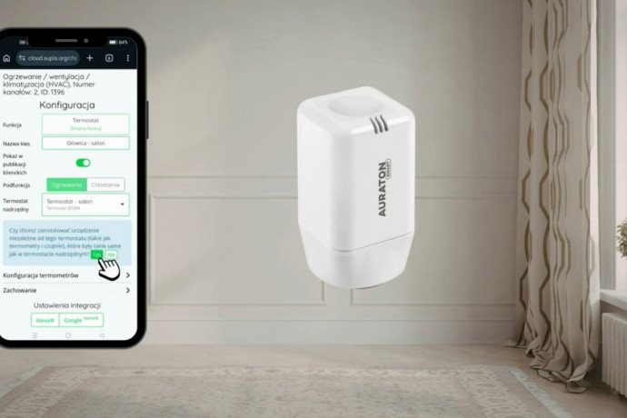 Konfiguracja SUPLA Cloud z AURATON BOX krok po kroku
