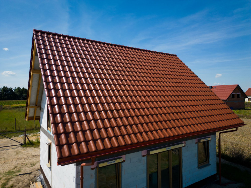 Dachówka ceramiczna MONZA miedziana angoba