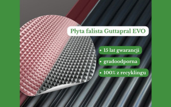Płyty faliste Guttapral EVO na dach altany, wiaty i garażu. Co warto o nich wiedzieć?