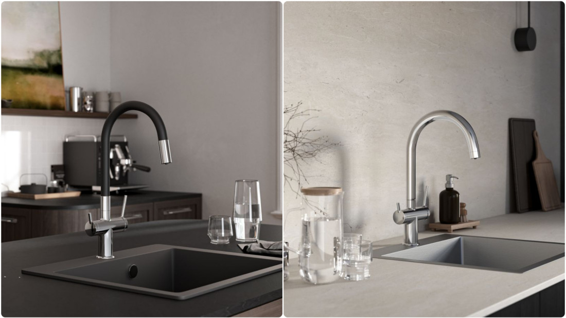 Baterie kuchenne FILTRATA. Filtrowana woda z kranu w kuchni - bez butelek, kaucji i kolejek do butelkomatów