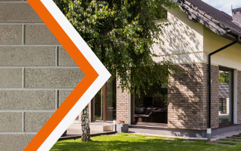 Efekt cegły bez podkonstrukcji i bez osobnego fugowania