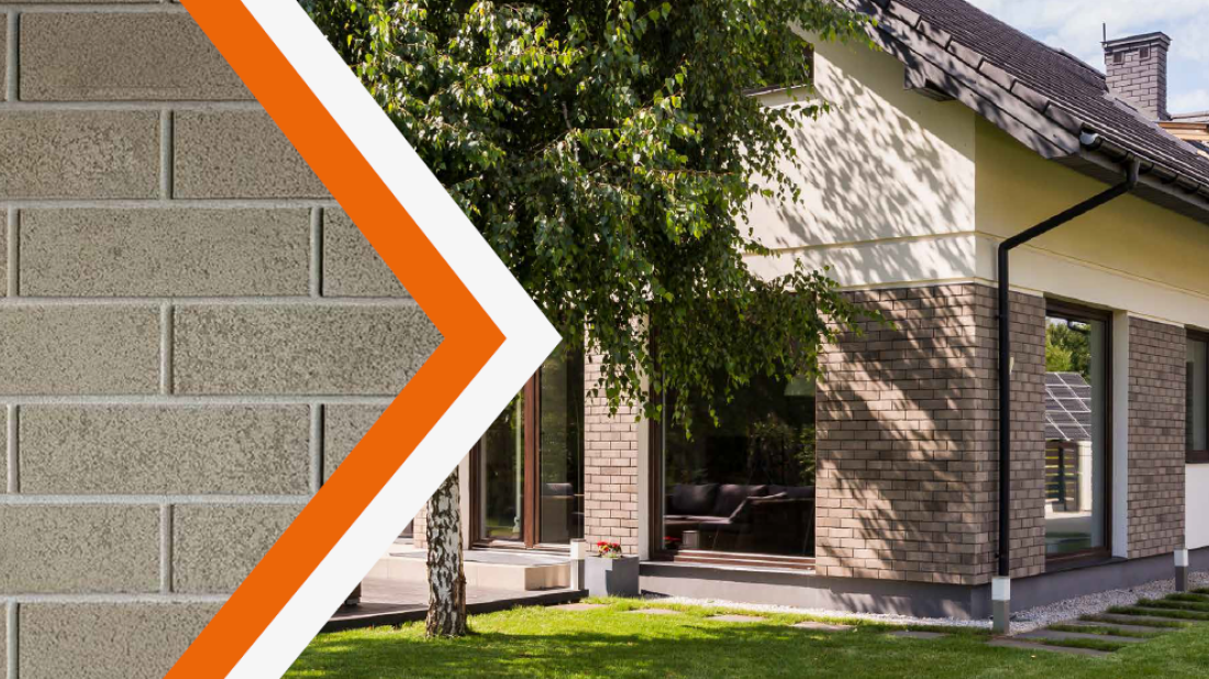 Efekt cegły bez podkonstrukcji i bez osobnego fugowania