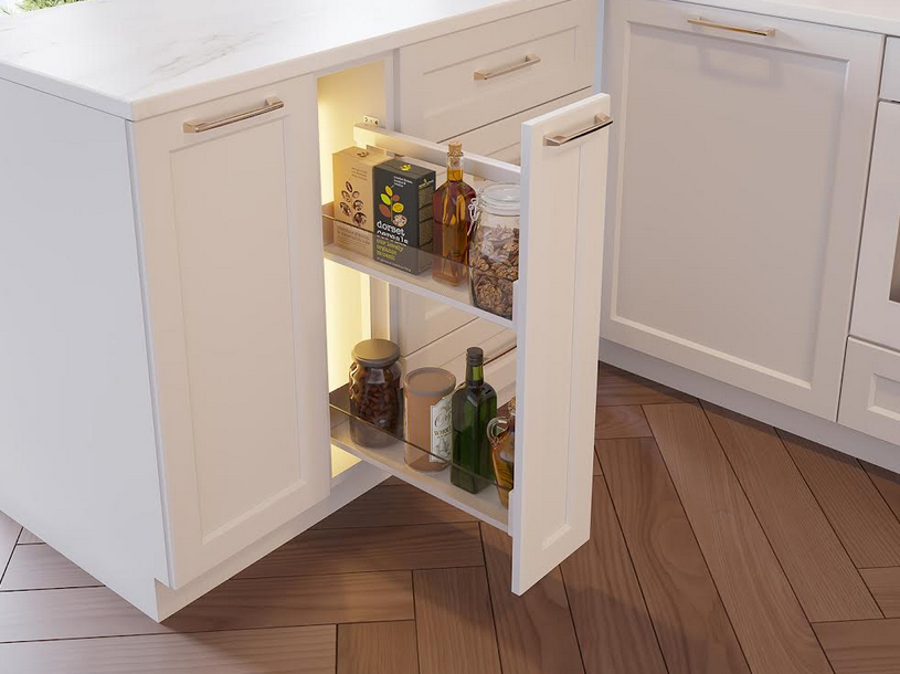 Cargo mini boczne Linia Maxima PURO 200 biały/bezbarwny