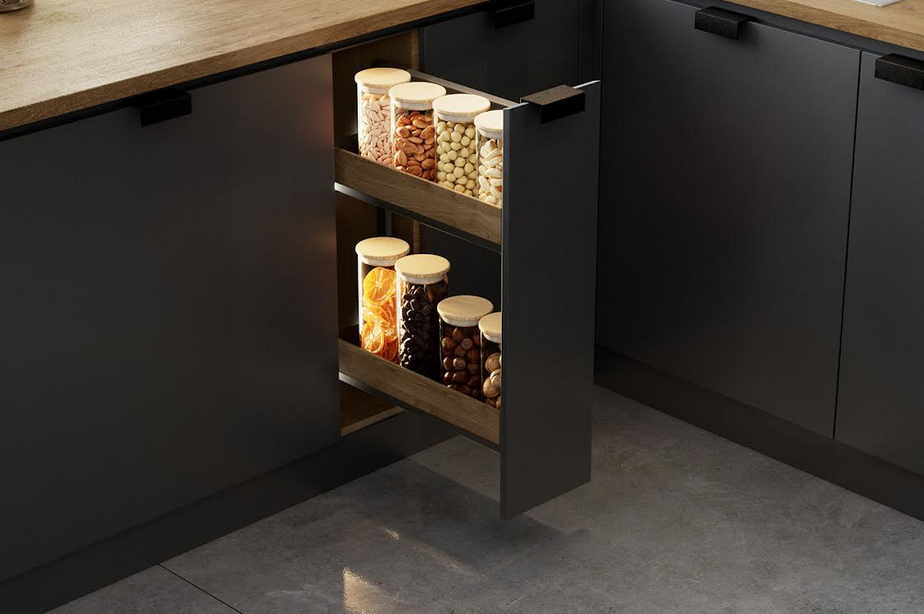 Cargo mini boczne Linia Maxima PURO 200 czarne