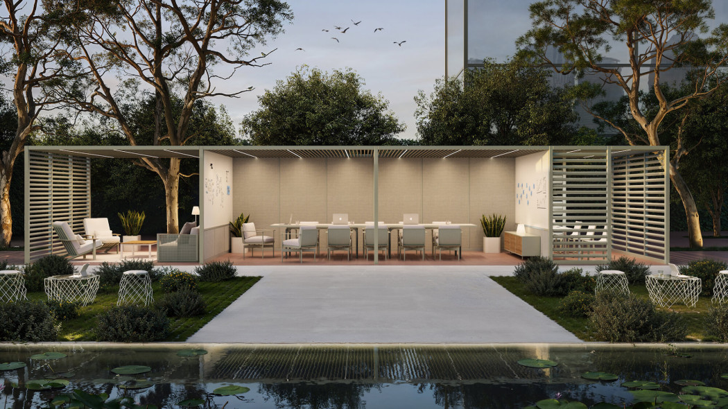 Taras nawet wtedy, gdy pada. Pergola tarasowa to jeden z najgorętszych trendów