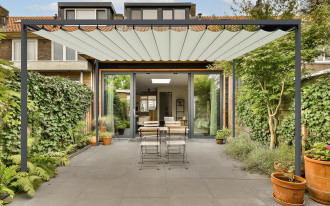 Nowość w ofercie systemów zadaszeń Aliplast - pergola NUUN FABRIC
