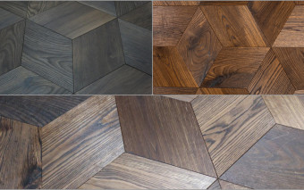 Podłoga geometryczna Cube – nowoczesny wzór, trwałość i naturalne drewno