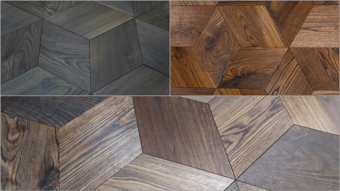 Podłoga geometryczna Cube – nowoczesny wzór, trwałość i naturalne drewno