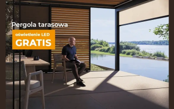 Mistrzowska promocja na wiosnę! Wybierz pergolę tarasową i odbierz oświetlenie LED w prezencie