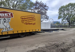 Podbudowa ze styropianu EPS marki ARBET pod nową kładką Kazimierz–Ludwinów w Krakowie