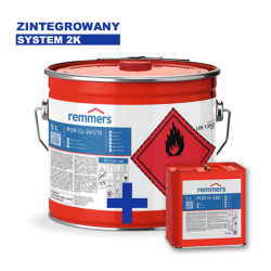 Remmers PUR CL-241 4w1 5,0 l - lakier poliuretanowy biały ultra mat + utwardzacz