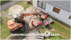 Taras z płyt dużego formatu - montaż krok po kroku
