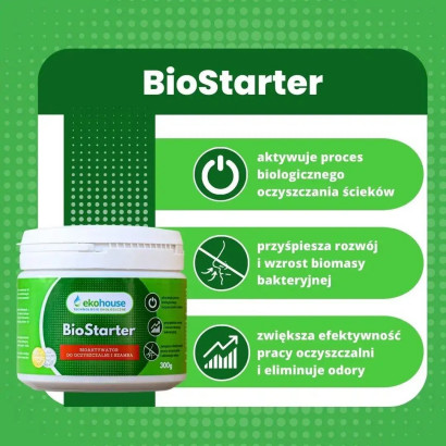 BioStarter – bioaktywator do oczyszczalni i szamba