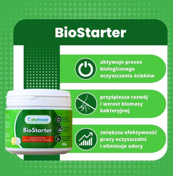 BioStarter – bioaktywator do oczyszczalni i szamba