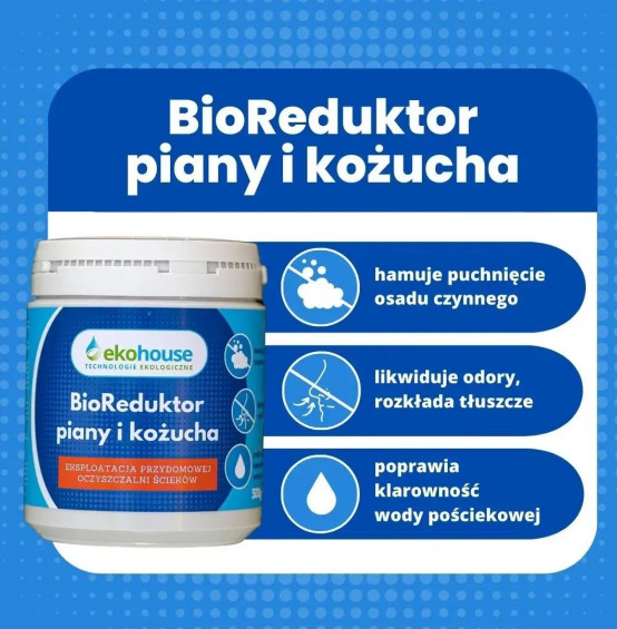 BioReduktor piany i kożucha do oczyszczalni ścieków
