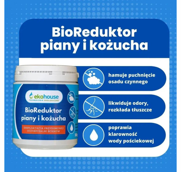 BioReduktor piany i kożucha do oczyszczalni ścieków