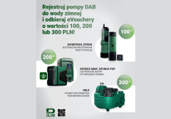 Promocja DAB: odbierz eVouchery do 300 PLN za rejestrację pompy