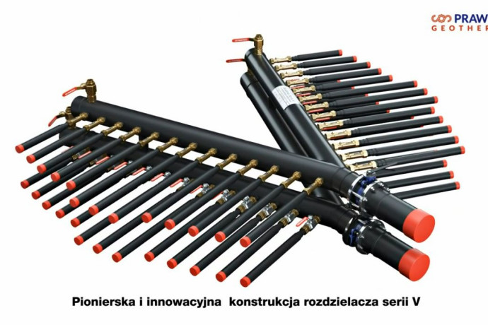 Geotermalna studnia rozdzielaczowa Terra V-series 14-28 sekcji