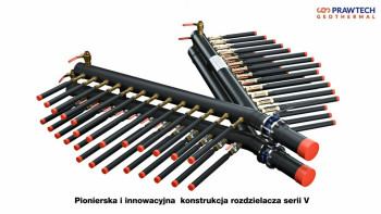 Geotermalna studnia rozdzielaczowa Terra V-series 14-28 sekcji
