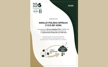 42 tony PVC wróciły do obiegu. Ekologiczny krok AWILUX