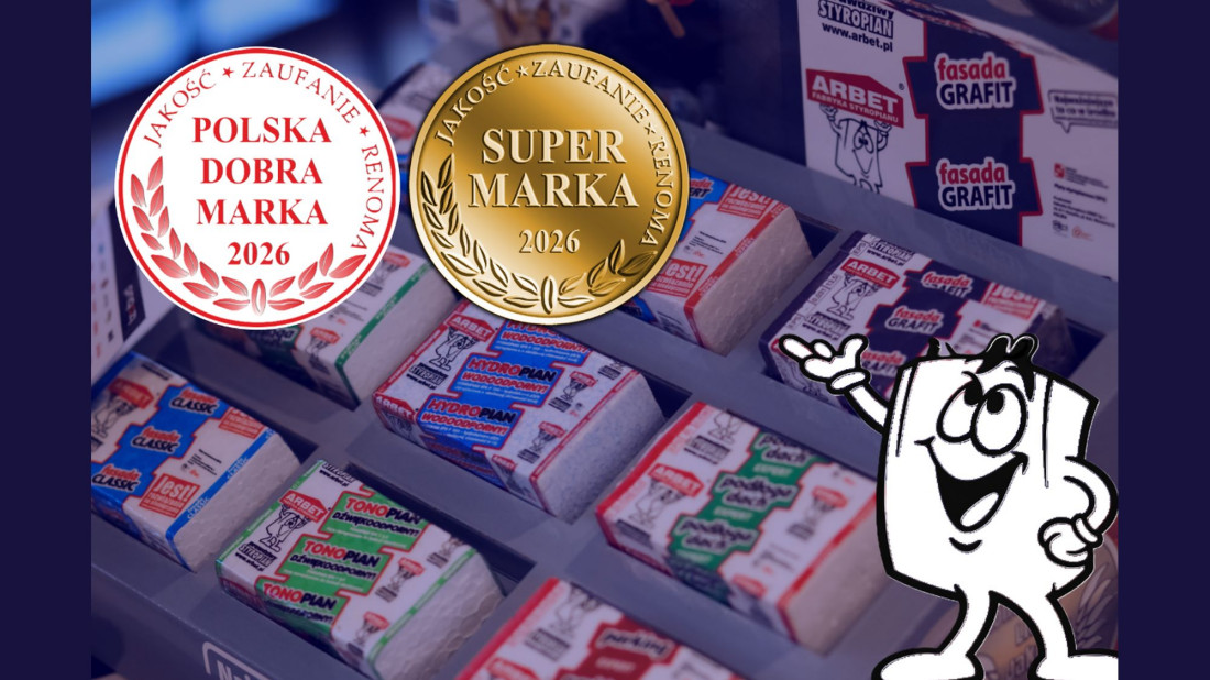 ARBET z godłem Polska Dobra Marka i Super Marka 2026