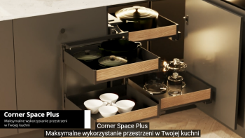 Corner Space Plus - koniec z marnowaniem miejsca w narożniku!