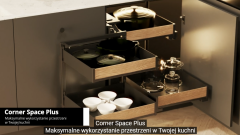 Corner Space Plus - koniec z marnowaniem miejsca w narożniku!