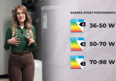 Klasa energetyczna zbiornika 300l: A vs B. Grubość izolacji a straty ciepła